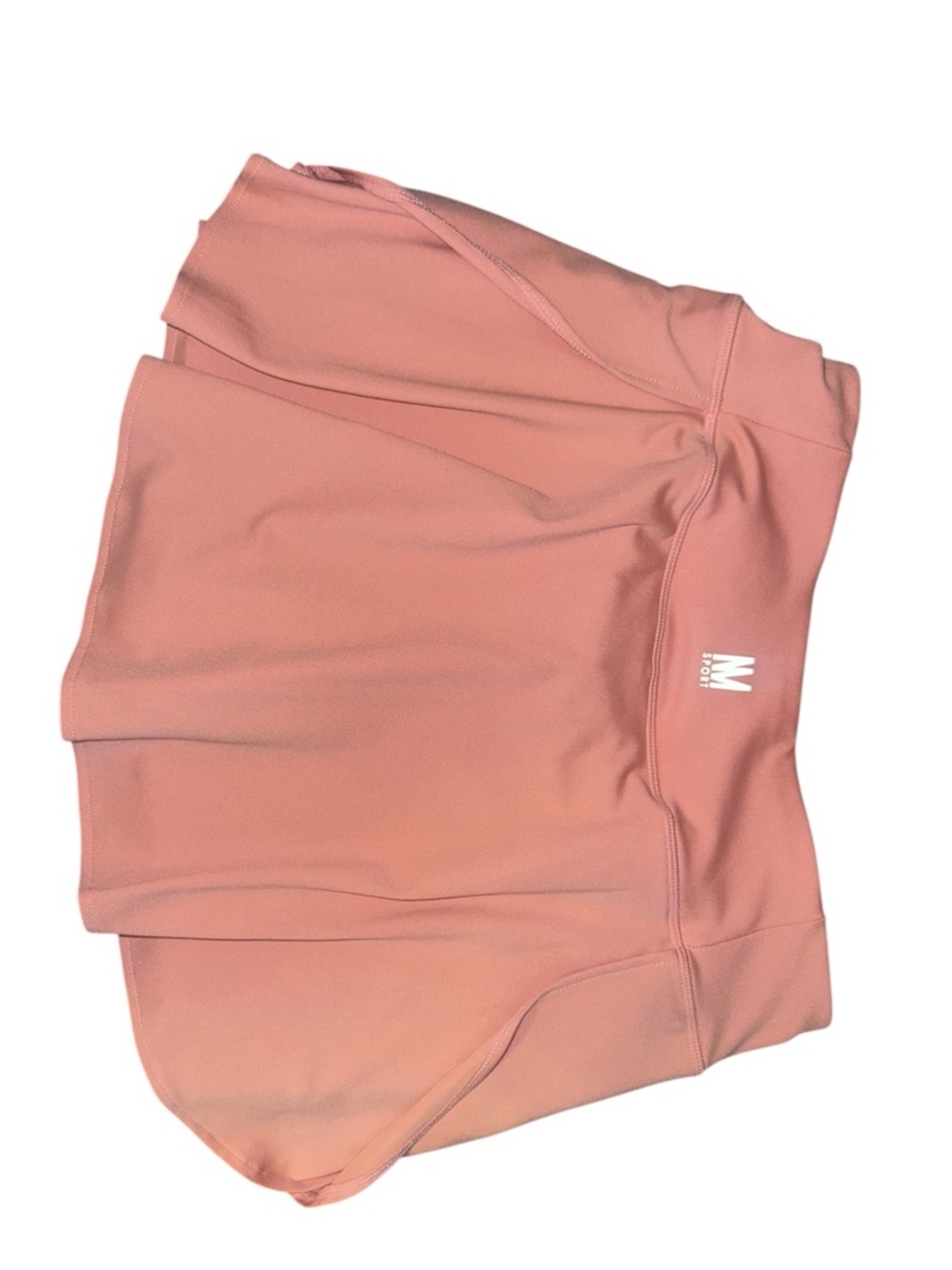 Nicole Miller Coral Pink Athletic Skirt